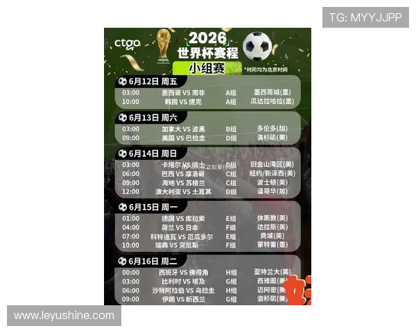 2026世界杯揭幕战安排规则有哪些
